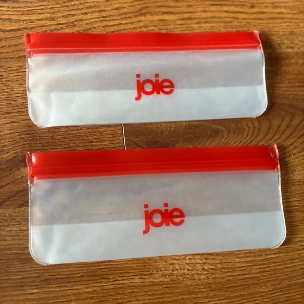 Joie Red and Clear Food Storage Bags